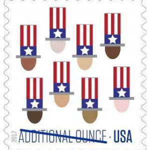 2017-Uncle Sam??s Hat Stamp Additional Ounce Postage Stamps