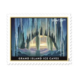 2020 Grand Island Ice Cave Express Priority Stamps