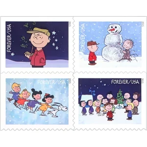 A Charlie Brown Christmas Forever Stamps